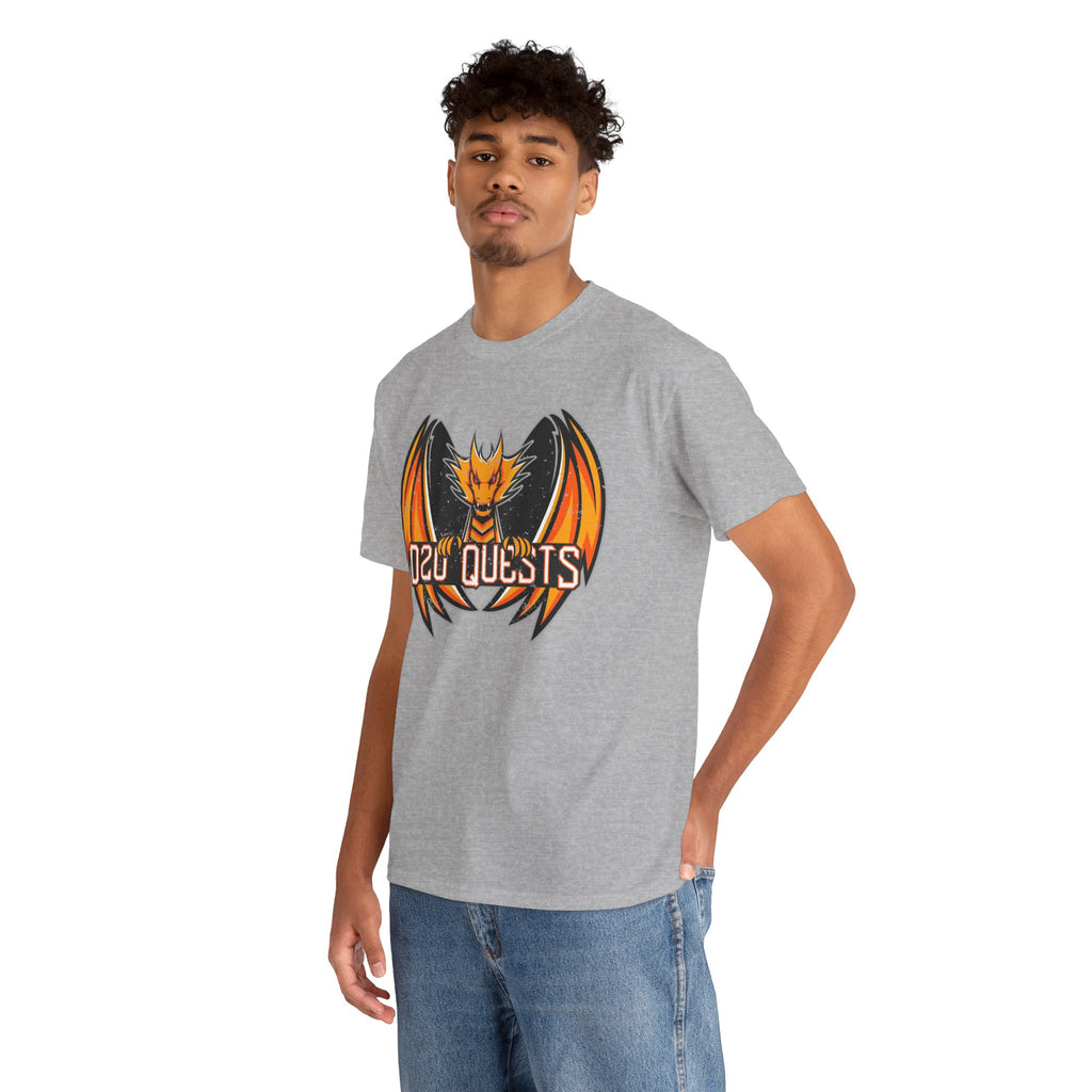 D20 Quests Dragon Logo T-Shirt — TTRPG Tee