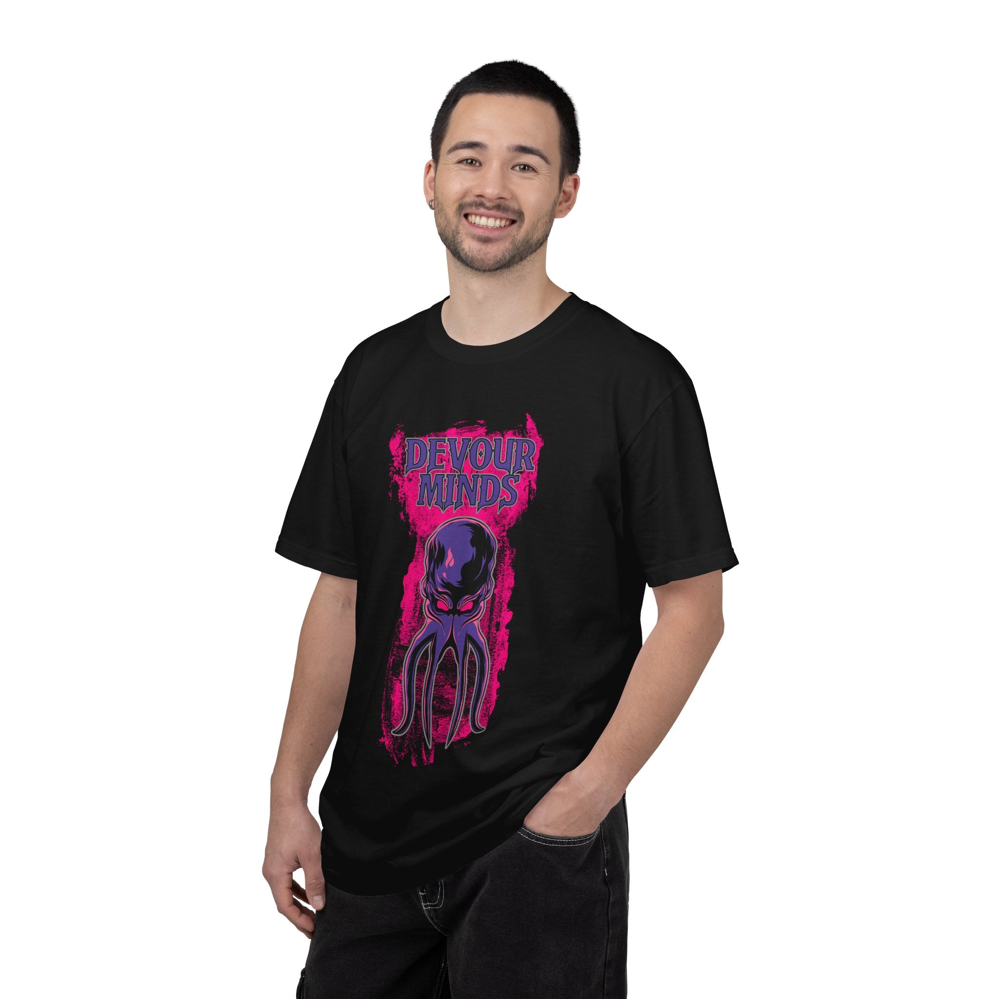 Devour Minds Mind Flayer Illustration T-shirt | Cthulhu Horror Tee | Dungeons and Dragons inspired illustration.
