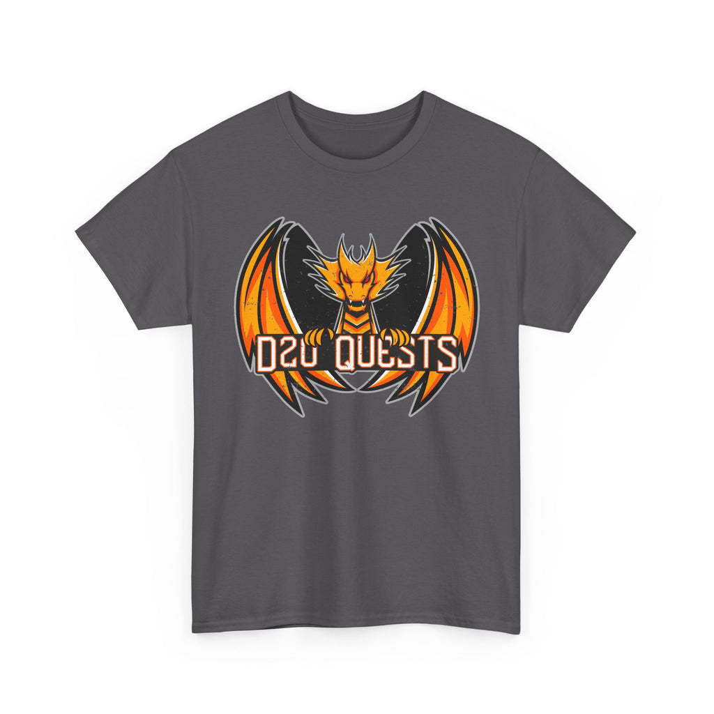D20 Quests Dragon Logo T-Shirt — TTRPG Tee
