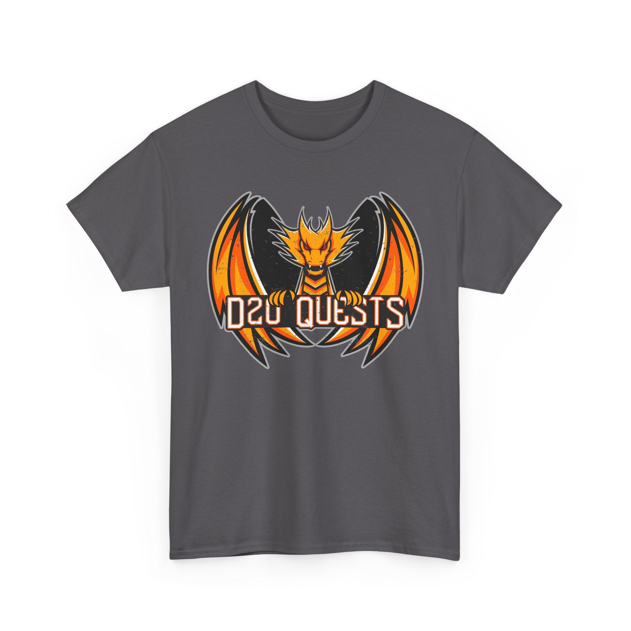 D20 Quests Dragon Logo T-Shirt — TTRPG Tee