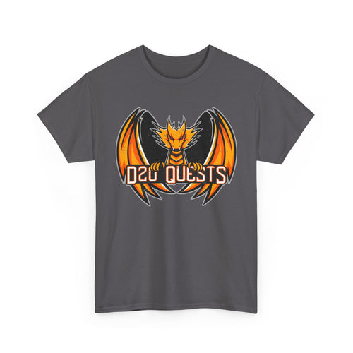 D20 Quests Dragon Logo T-Shirt — TTRPG Tee