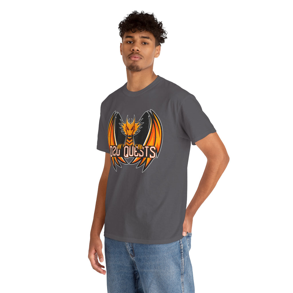 D20 Quests Dragon Logo T-Shirt — TTRPG Tee