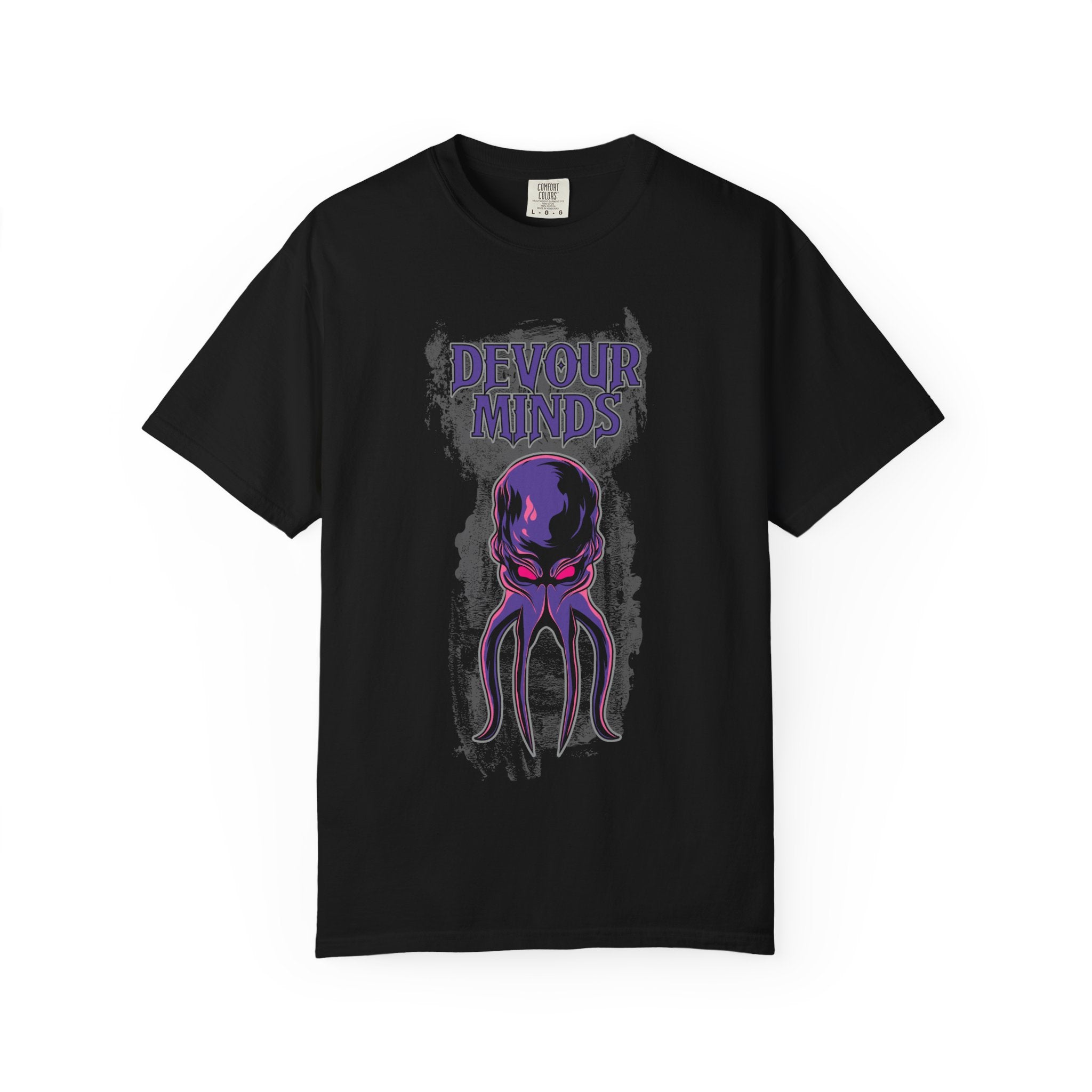 Devour Minds Mind Flayer Illustration T-shirt | Cthulhu Horror Tee | Dungeons and Dragons inspired illustration.