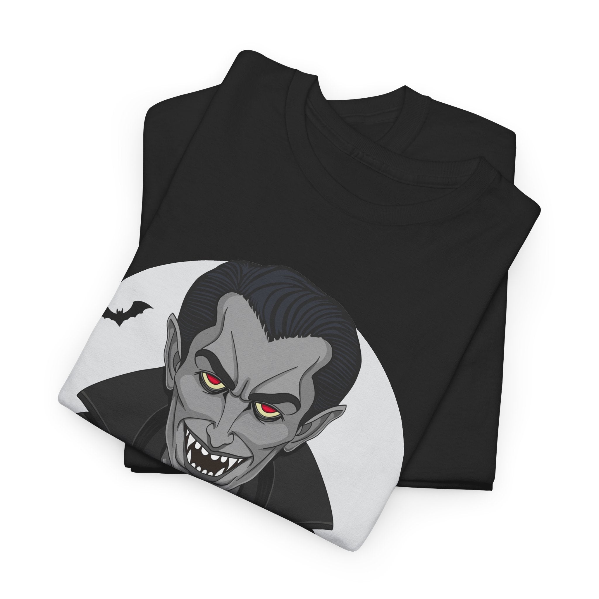 Lord Elias Voss | Vampire Illustration T-Shirt | Gothic Dracula Moon Graphic