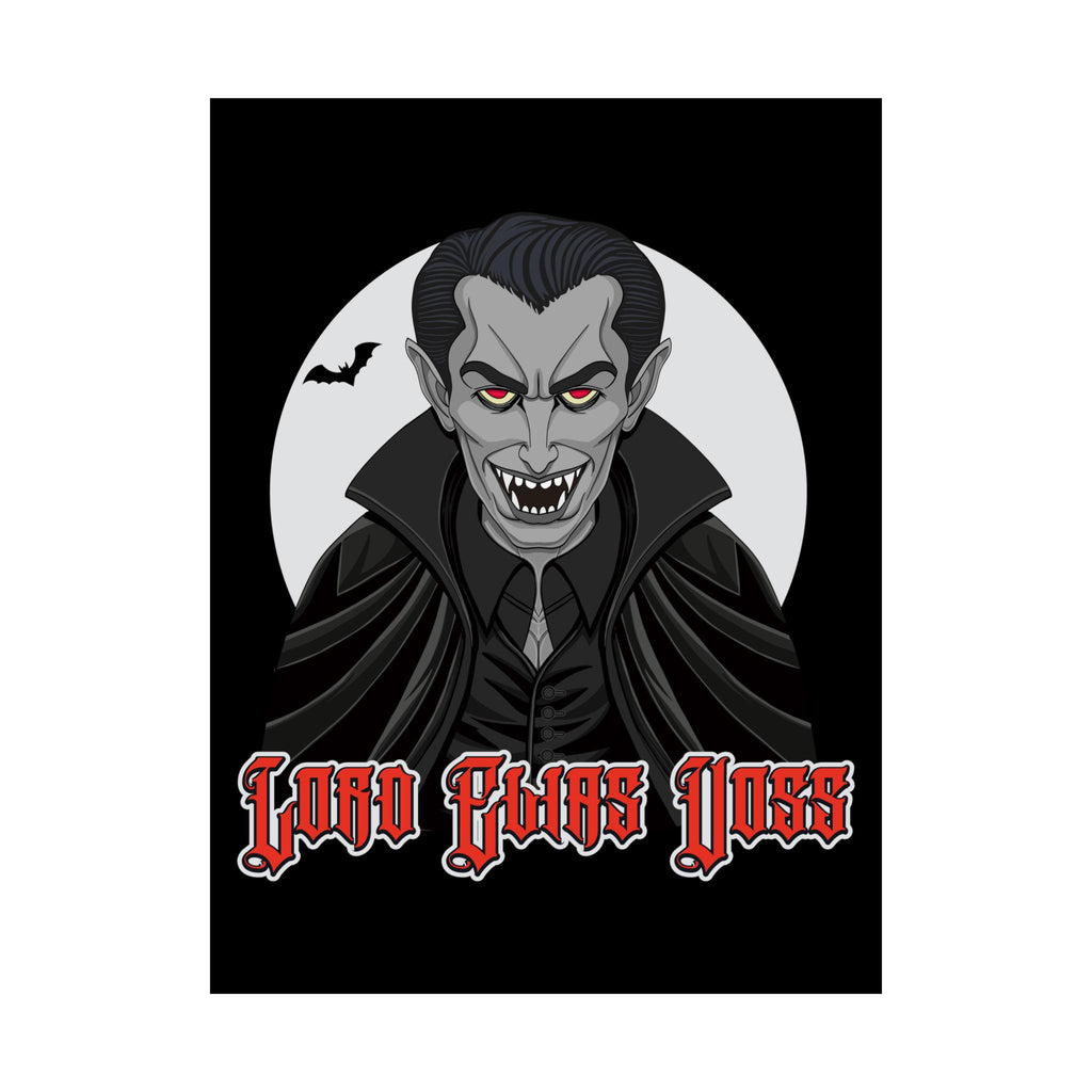 Vampire Portrait Matte Vertical Posters | Dracula Illustration, Gothic Horror
