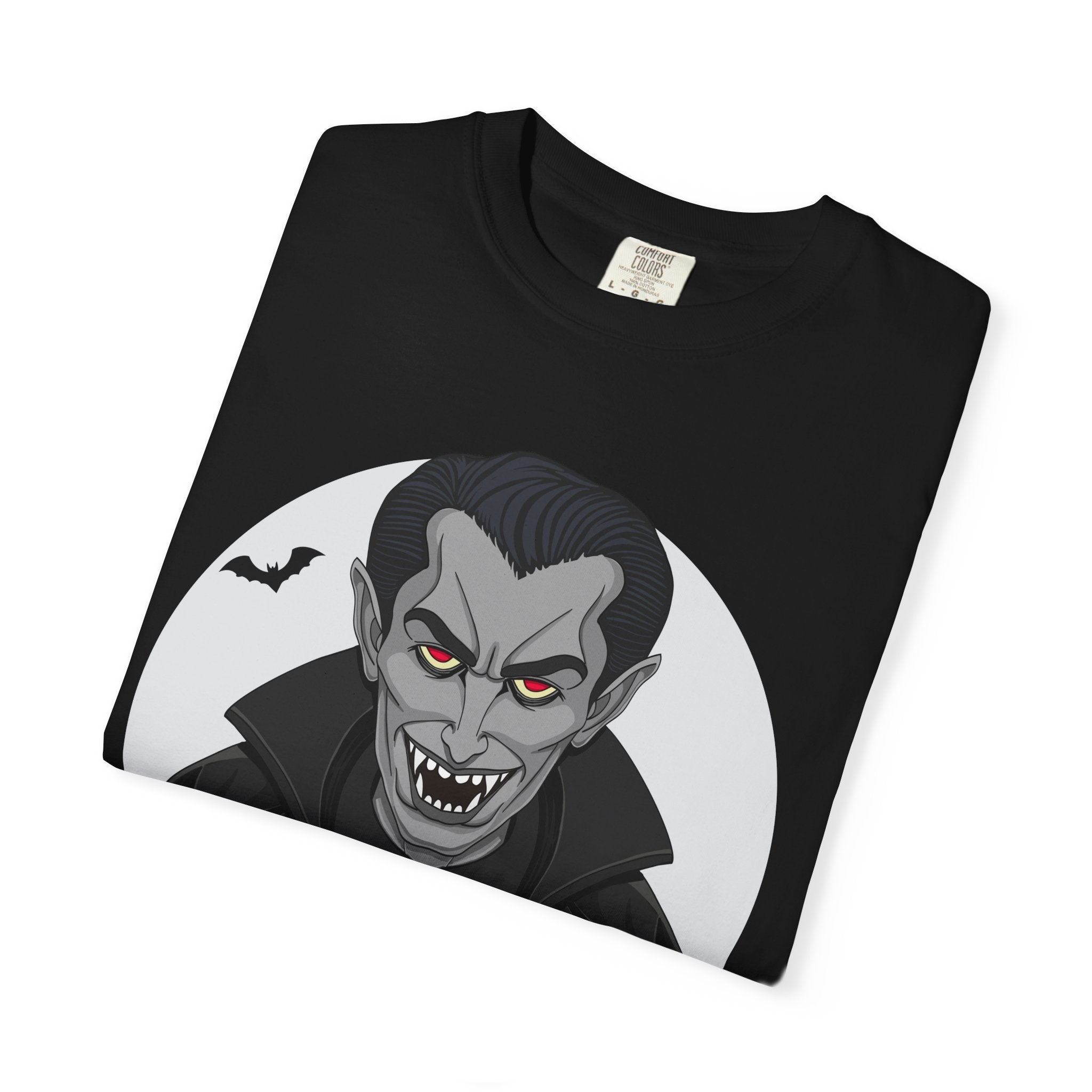 Lord Elias Voss | Vampire Illustration T-Shirt | Gothic Dracula Moon Graphic