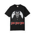 Lord Elias Voss | Vampire Illustration T-Shirt | Gothic Dracula Moon Graphic