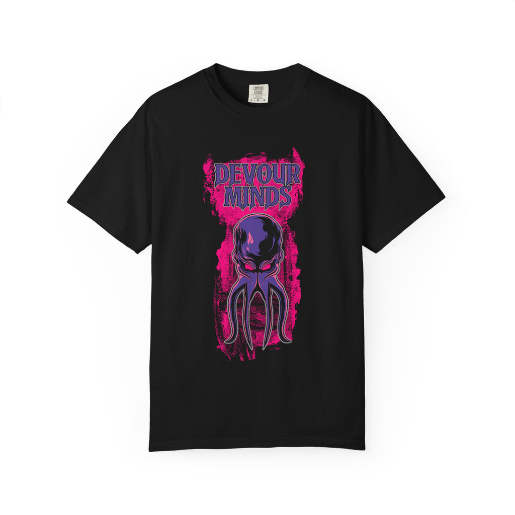 Devour Minds Mind Flayer Illustration T-shirt | Cthulhu Horror Tee | Dungeons and Dragons inspired illustration.