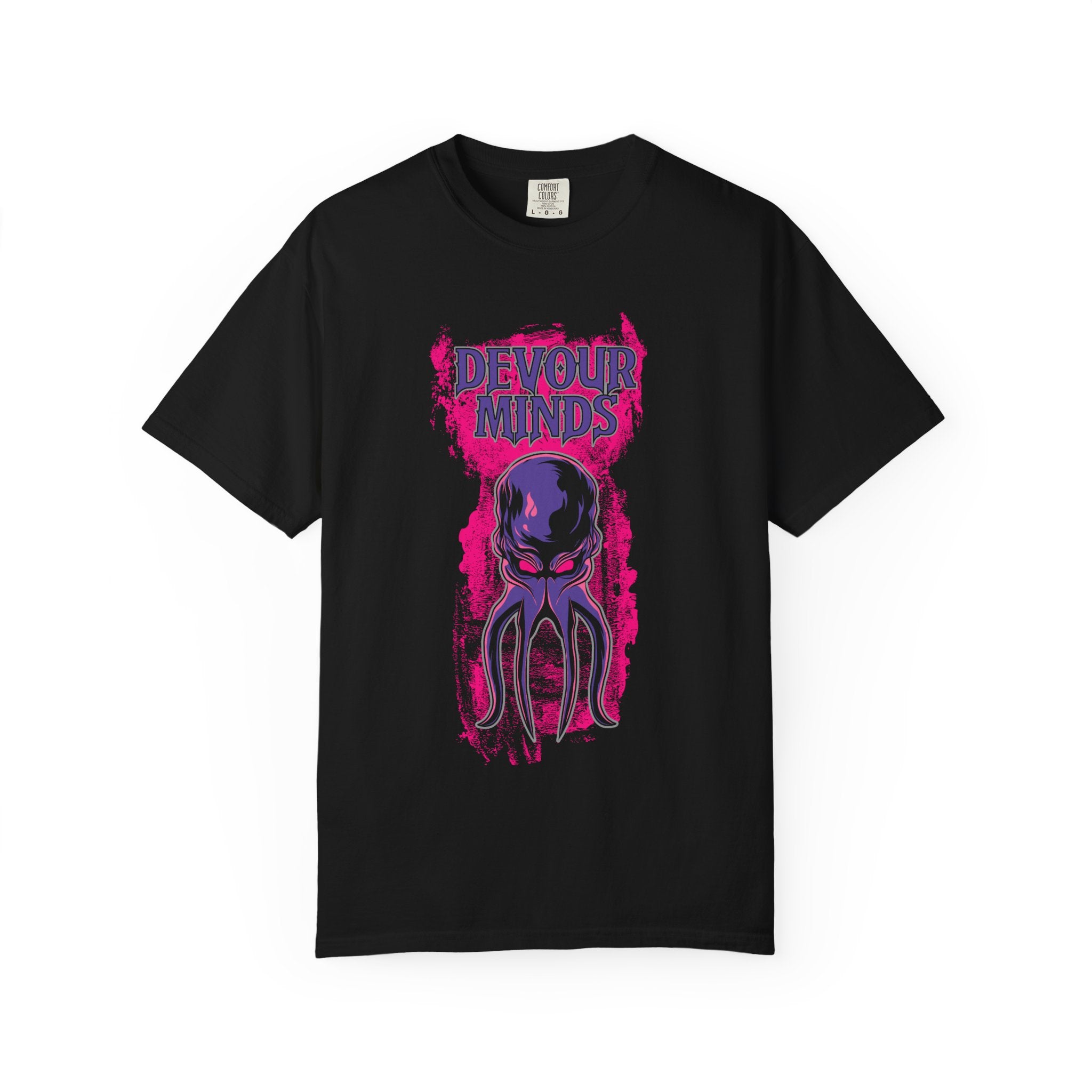 Devour Minds Mind Flayer Illustration T-shirt | Cthulhu Horror Tee | Dungeons and Dragons inspired illustration.