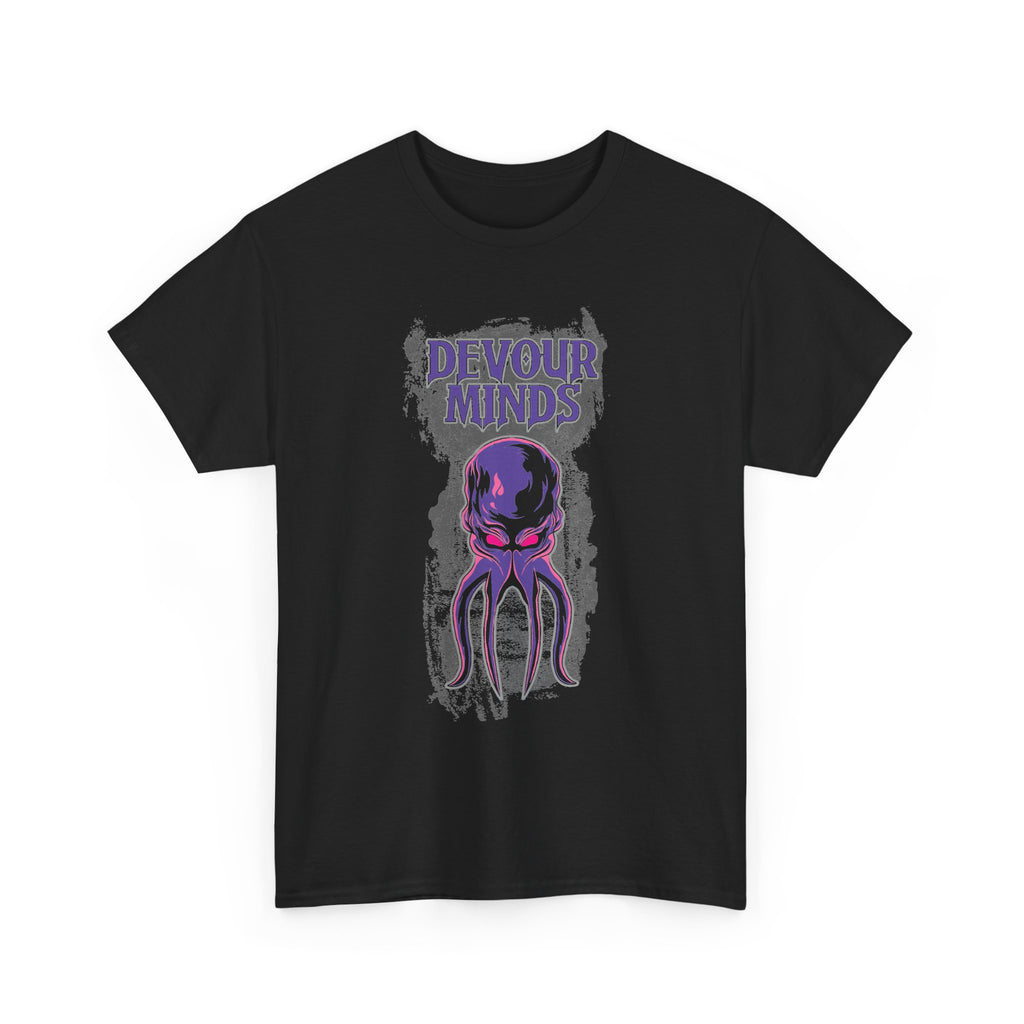Devour Minds Mind Flayer Illustration T-shirt | Cthulhu Horror Tee | Dungeons and Dragons inspired illustration.