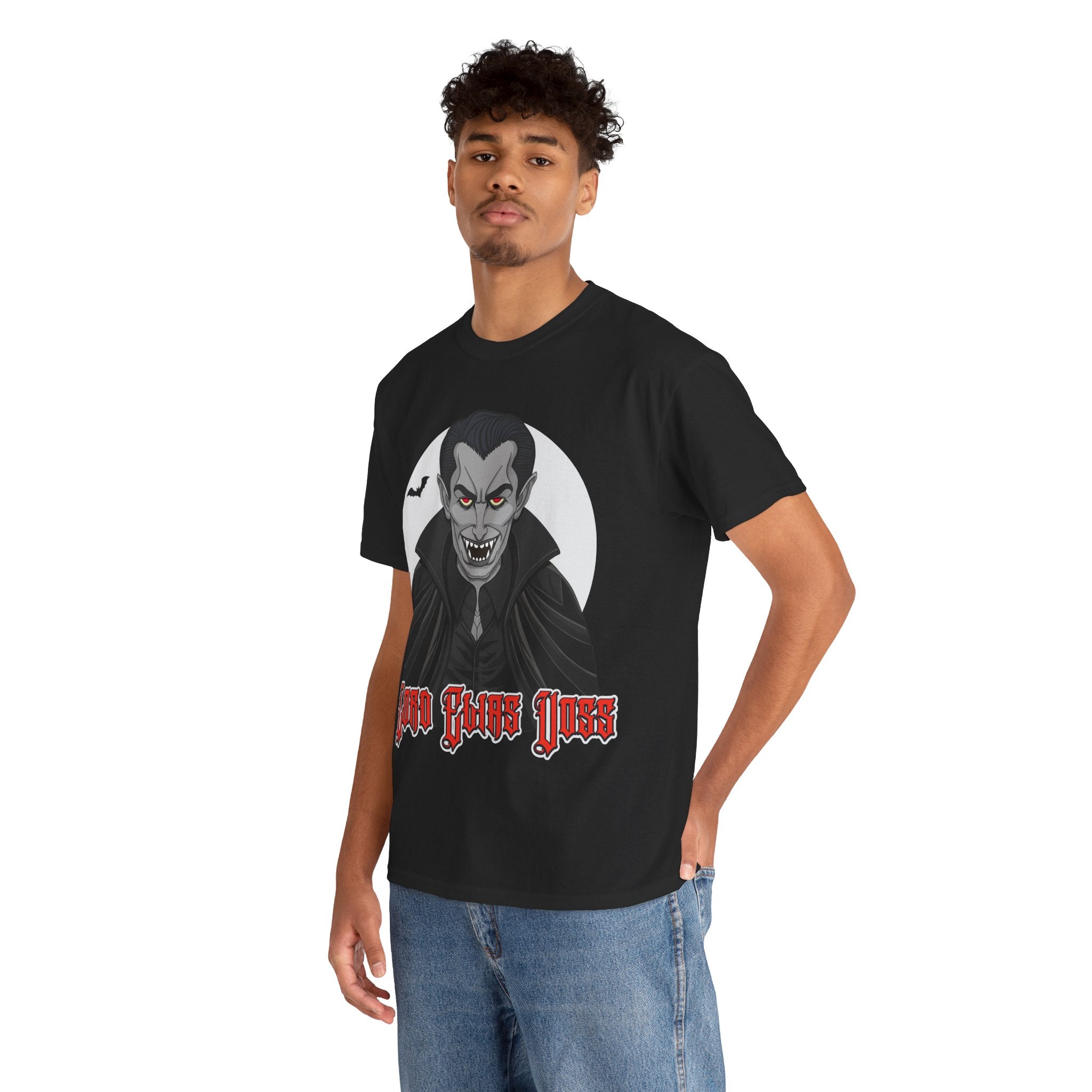 Lord Elias Voss | Vampire Illustration T-Shirt | Gothic Dracula Moon Graphic