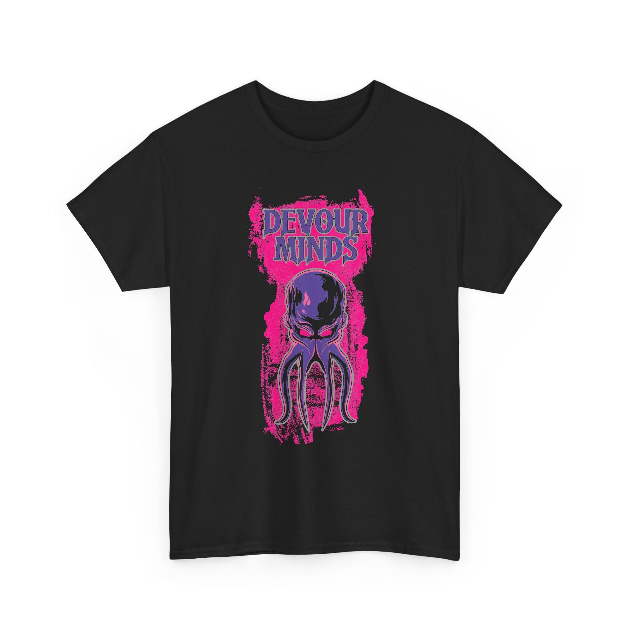 Devour Minds Mind Flayer Illustration T-shirt | Cthulhu Horror Tee | Dungeons and Dragons inspired illustration.
