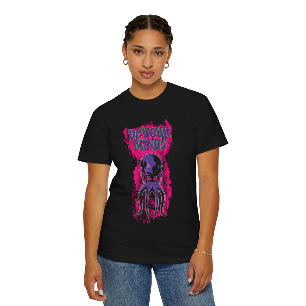 Devour Minds Mind Flayer Illustration T-shirt | Cthulhu Horror Tee | Dungeons and Dragons inspired illustration.