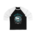 Doomwalkers Skull Baseball Tee — Retro Gothic 3/4 Sleeve Raglan
