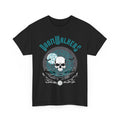 Doomwalkers Skull Moon T-shirt | Gothic Skull Night Scene, Bats