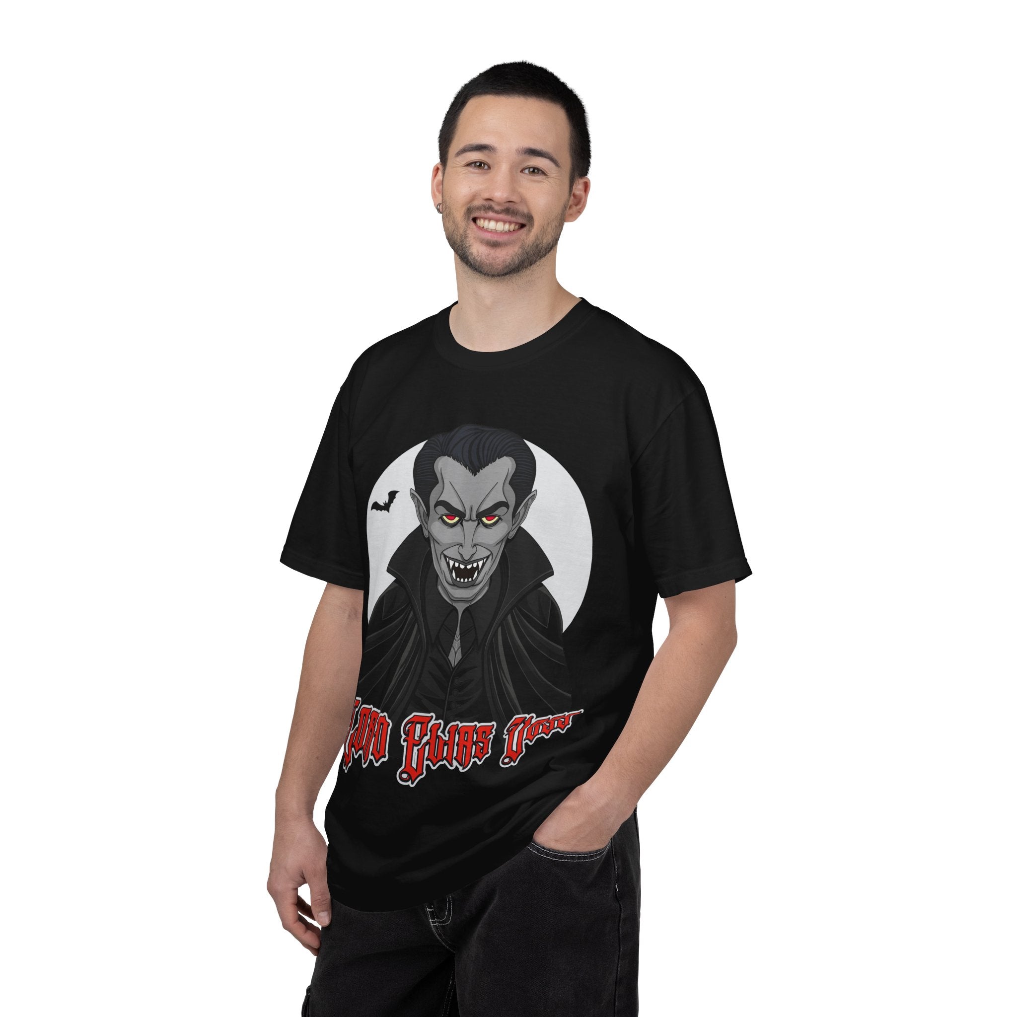 Lord Elias Voss | Vampire Illustration T-Shirt | Gothic Dracula Moon Graphic